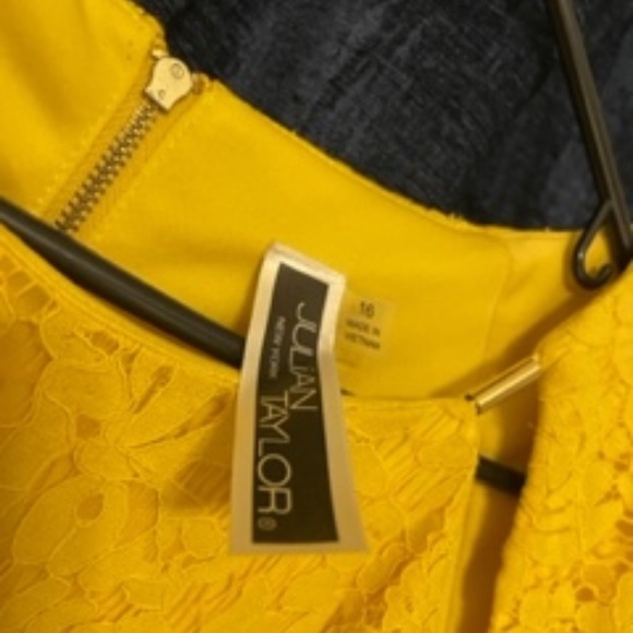 Yellow wedding guest dress - Picture 3 of 4